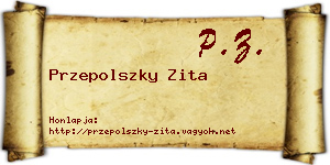 Przepolszky Zita névjegykártya